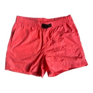 art class Orange Shorts with Elastic Waistband and Lightweight Fabric